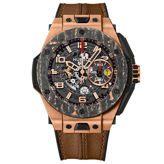 Swiss Luxury Replica Hublot BIG BANG FERRARI CARBON KING GOLD 401.OJ.0123.VR Watch